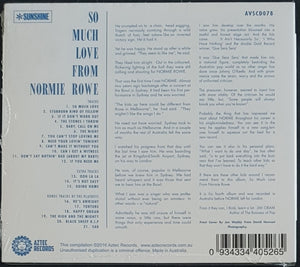 Normie Rowe - So Much Love From Normie Rowe