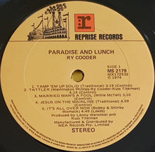 Load image into Gallery viewer, Ry Cooder - Paradise And Lunch