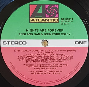 England Dan & John Ford Coley - Nights Are Forever