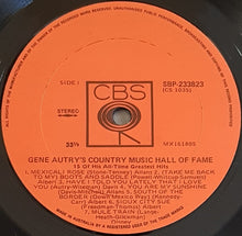 Load image into Gallery viewer, Gene Autry - Gene Autry&#39;s Country Music Hall Of Fame Album