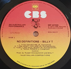 Billy T - No Definitions