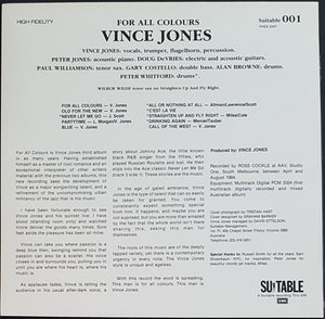 Jones, Vince - For All Colours