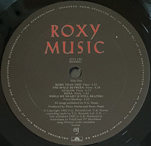 Roxy Music - Avalon