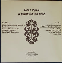 Load image into Gallery viewer, Ryan, Ross - A Poem You Can Keep