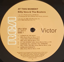 Load image into Gallery viewer, Billy Vera &amp; The Beaters - At This Moment