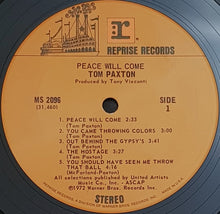 Load image into Gallery viewer, Paxton, Tom - Peace Will Come