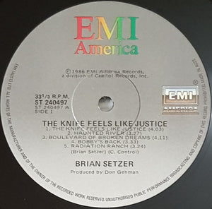 Stray Cats (Brian Setzer)- The Knife Feels Like Justice
