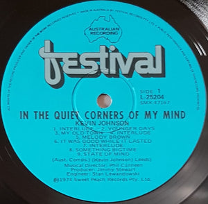 Johnson, Kevin - In The Quiet Corners Of My Mind