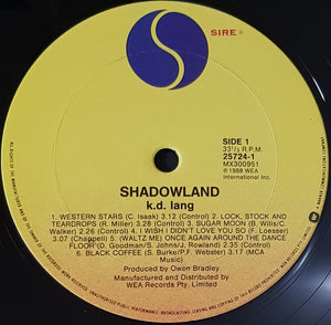 K.D. Lang - Shadowland