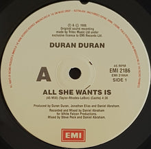 Load image into Gallery viewer, Duran Duran - All She Wants Is