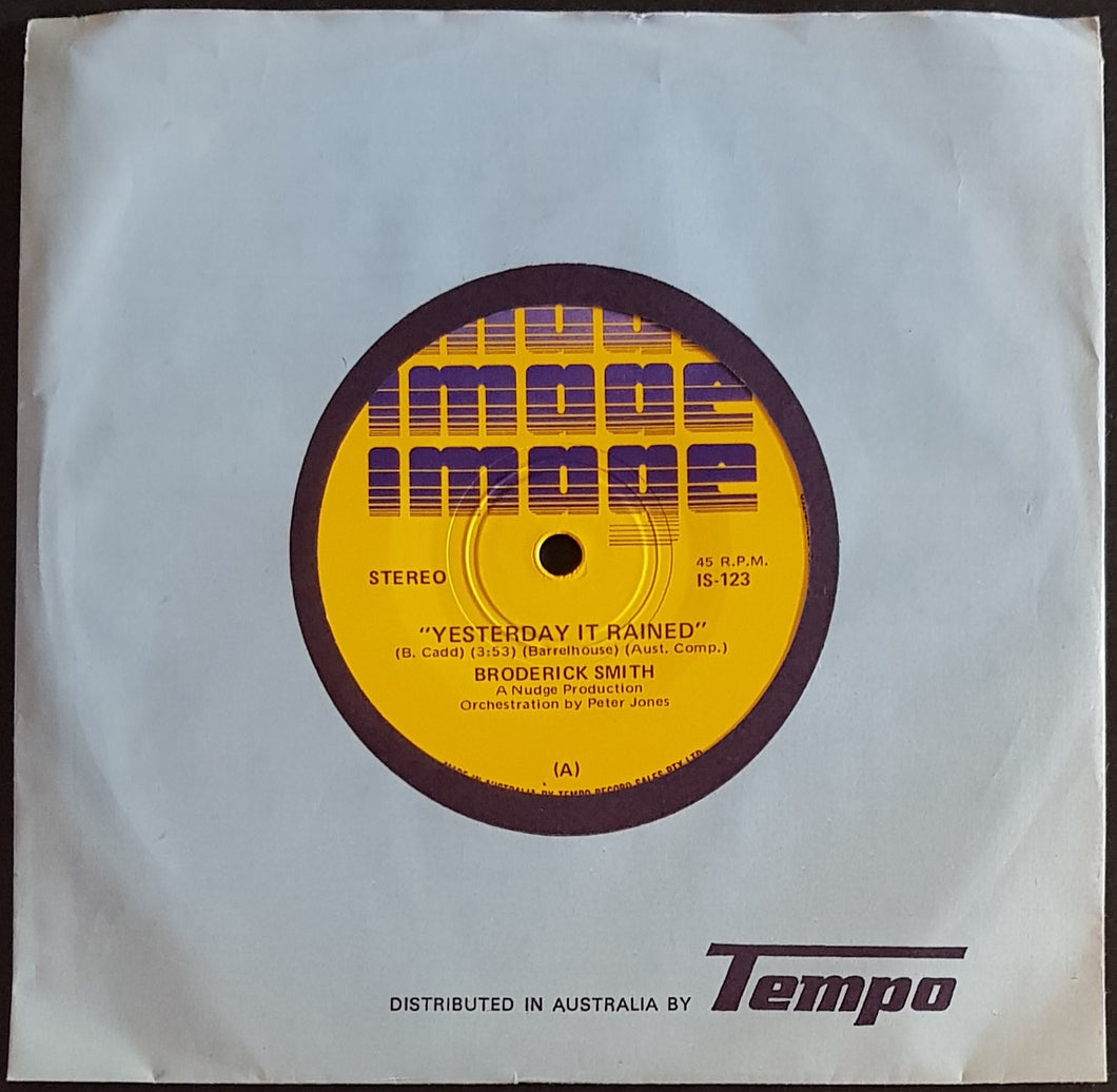 Smith, Broderick - Yesterday It Rained