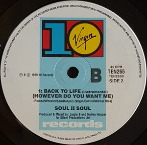 Soul II Soul - Back To Life (However Do You Want Me)