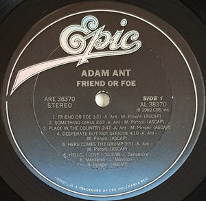 Adam Ant - Friend Or Foe