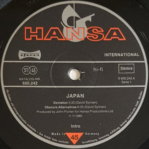 Japan - Live In Japan