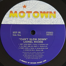 Load image into Gallery viewer, Lionel Richie - Can&#39;t Slow Down