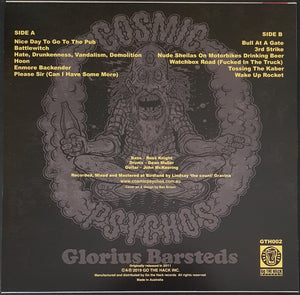 Cosmic Psychos - Glorius Barsteds - Blue Vinyl