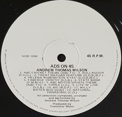 Wilson, Andrew Thomas - Ads on 45 / The Emulator