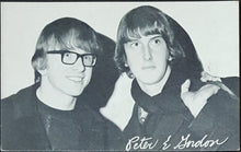Load image into Gallery viewer, Peter And Gordon - 1960&#39;s Black &amp; White Band Picture Card