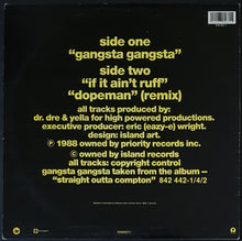 Load image into Gallery viewer, N.W.A. - Gangsta Gangsta