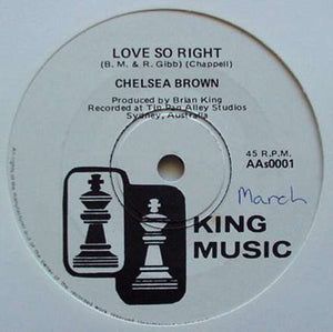 Bee Gees - (CHELSEA BROWN) Love So Right