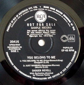 Digger Revell - You Belong To Me