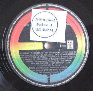 David Bowie - Disco Promocional International-85 No.01