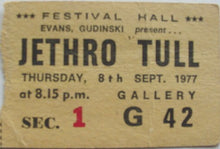 Load image into Gallery viewer, Jethro Tull - 1977