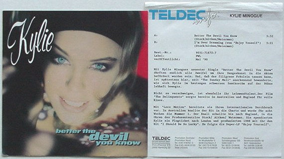 Kylie Minogue - Better The Devil You Know