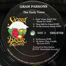Load image into Gallery viewer, Gram Parsons  - The Early Years 1963-65