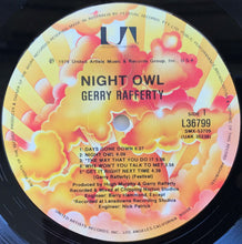 Load image into Gallery viewer, Gerry Rafferty  - Night Owl