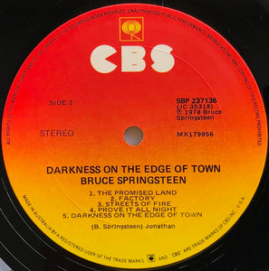 Bruce Springsteen - Darkness On The Edge Of Town