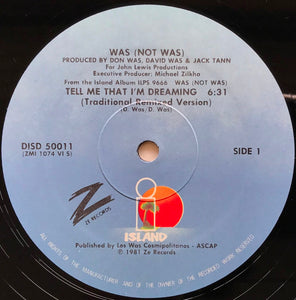 Was (Not Was)  - Tell Me That I'm Dreaming