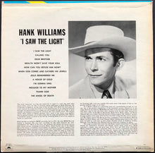 Load image into Gallery viewer, Williams, Hank  - I Saw The Light