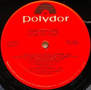Williams, Hank  - I Saw The Light