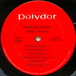 Williams, Hank  - Honky-Tonkin'