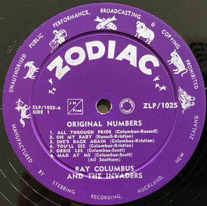 Ray Columbus & The Invaders - Original Numbers