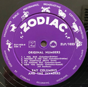 Ray Columbus & The Invaders - Original Numbers