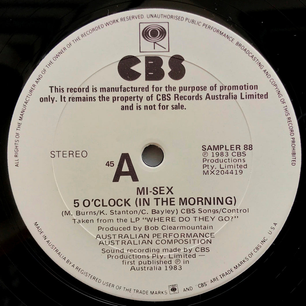 Mi-Sex - 5 O'Clock (In The Morning)