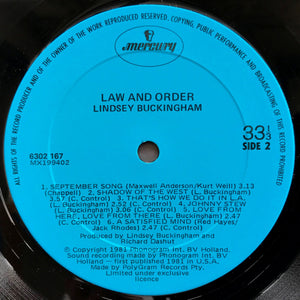 Fleetwood Mac (Lindsey Buckingham) - Law And Order