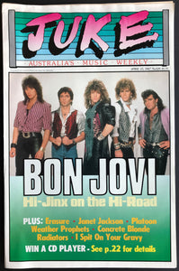 Bon Jovi - Juke April 25 1987. Issue No.626