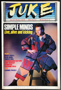 Simple Minds - Juke July 11 1987. Issue No.637
