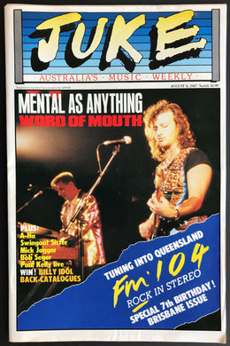 Mental As Anything - Juke August 8 1987. Issue No.641