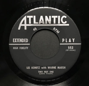 Lee Konitz - Lee Konitz With Warne Marsh