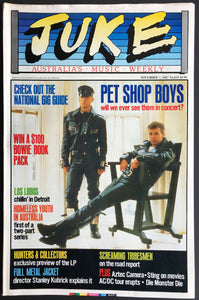 Pet Shop Boys - Juke November 7 1987. Issue No.654