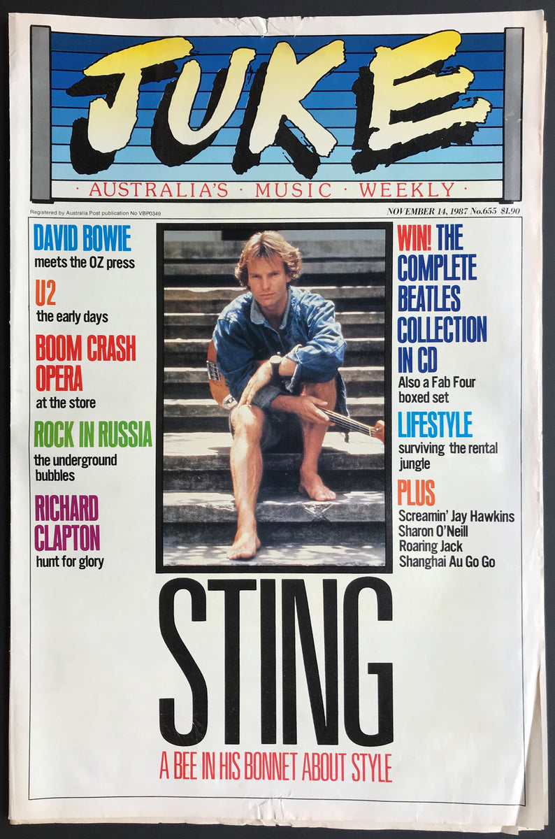 Police ( Sting)- Juke November 14 1987. Issue No.655 – Vicious Sloth ...