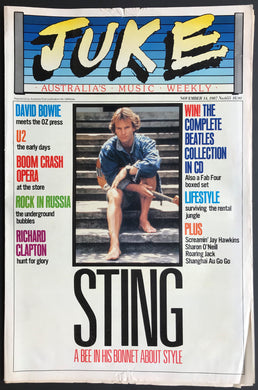 Police ( Sting)- Juke November 14 1987. Issue No.655
