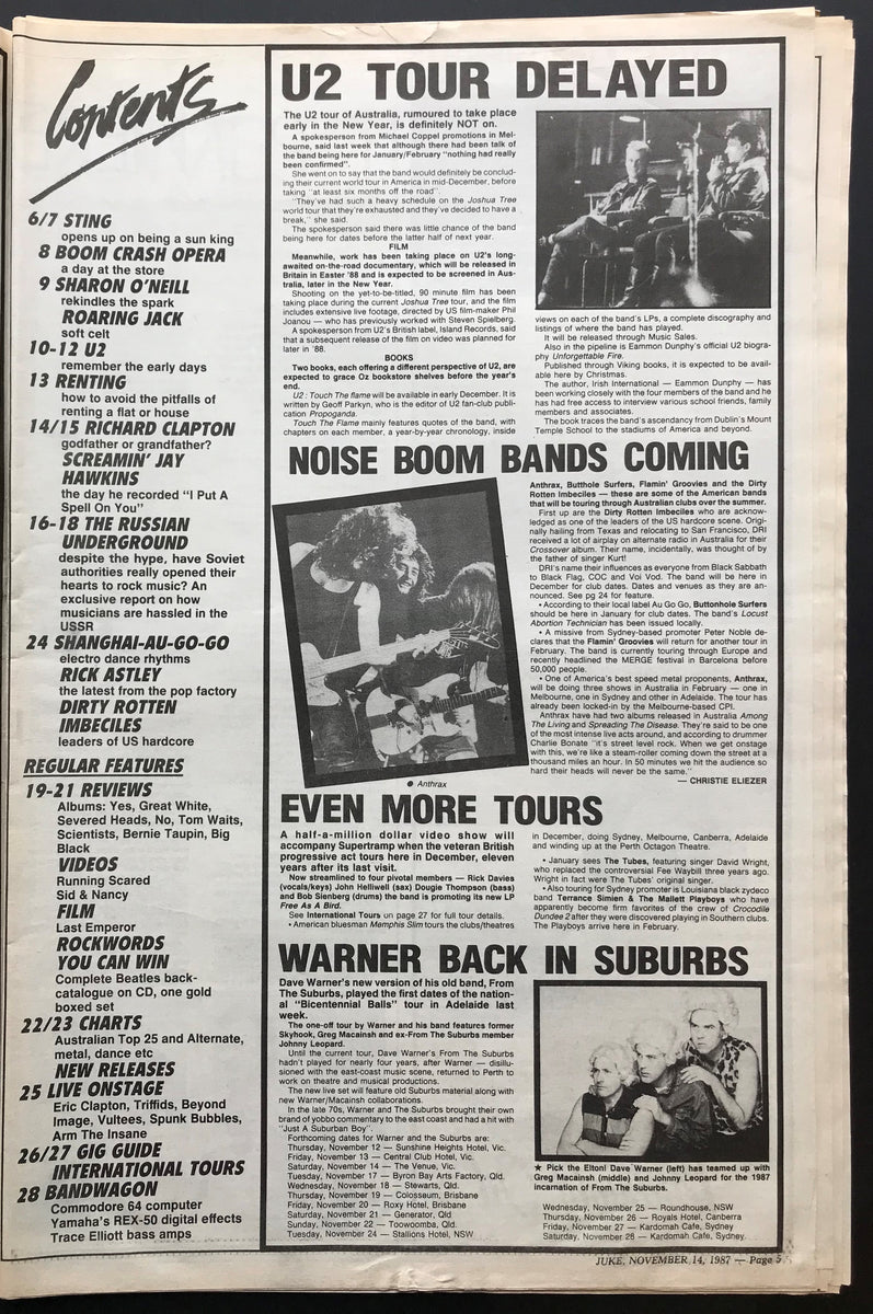 Police ( Sting)- Juke November 14 1987. Issue No.655 – Vicious Sloth ...