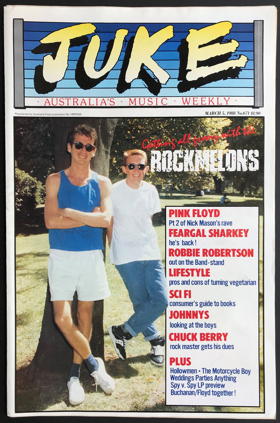 Rockmelons - Juke March 5 1988. Issue No.671