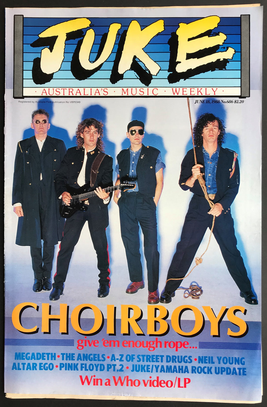 Choirboys - Juke June 18 1988. Issue No.686