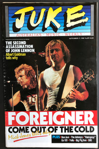 Foreigner - Juke September 17 1988. Issue No.699